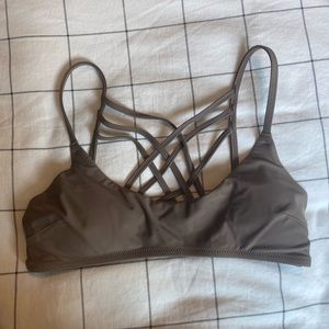 Aerie criss cross scoop Bikini top Size S